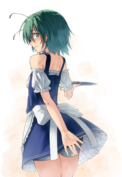 Banri - #randomanimeshit #touhou #wrigglenightbug #maid @gasu_kurobikari