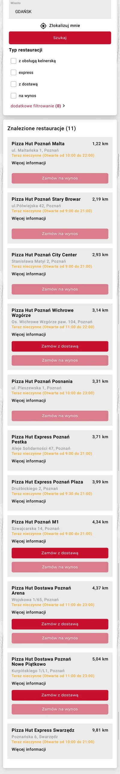 a3sa - #pizzahut chyba miało pałe z geografii. #poznan #gdansk #heheszki