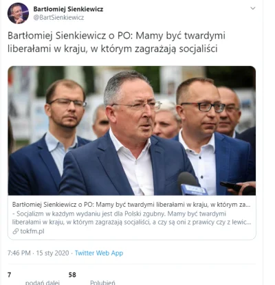 Herubin - Przypominam, że dla liberałów jest wolnościowa alternatywa, za której rządó...