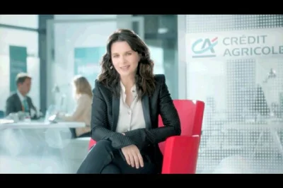 salemek - Właśnie widziałem nową reklamę Credit Agricole, w której Żuliet Binosz mówi...