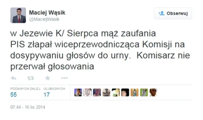 K.....2 - No nieźle. https://twitter.com/MaciejWasik/status/534009164654469120

#wybo...