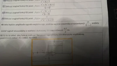 Abriam - da rade ktoś z was zrobić 60 i 61? i zrobi ? #automatyka #studia #sterowanie...