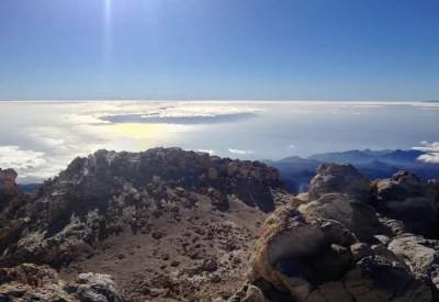 Gummidge - Pico del Teide, Teneryfa.Widok z najwyższego szczytu Hiszpanii.


#eart...