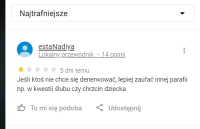 KwadratowyPomidor2 - kościoły mają opinie na google xD

w sumie czemu nie jak probo...