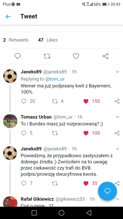 vardum - Wyrocznia Twittera przemówiła, legendarny janekx89. Werner od lata w Bayerni...