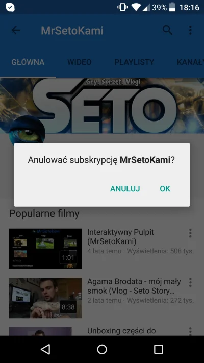 lsaac99 - Mirki, mam problem, klikam anuluj a subskrypcja wciąż widnieje. Co robić?