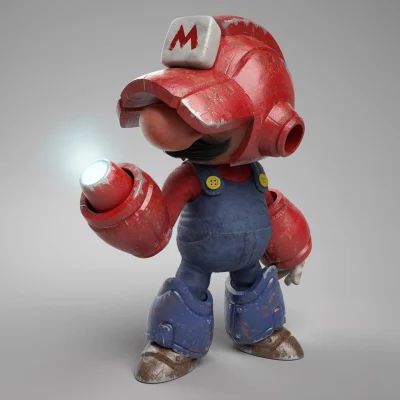 Abominacja - #render #mario #3d #megaman