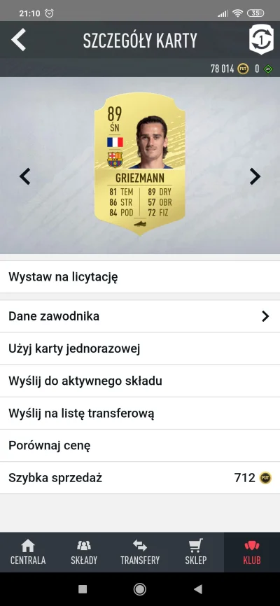 Gokichi - Drugi Griezmann w przeciągu 3 dni :D i znów z SBC i to takie w które włożył...