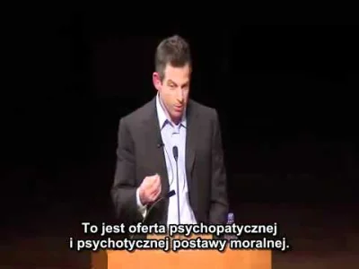 xarcy - Sam Harris i najsilniejsza antyreligijna przemowa jaką słyszałem, ukazująca a...