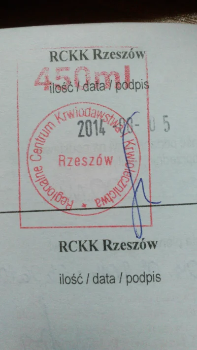 Sierotek - 137363 - 450 = 136913

3 oddawanie krwi i już pierwszy litr za mną. Obyło ...