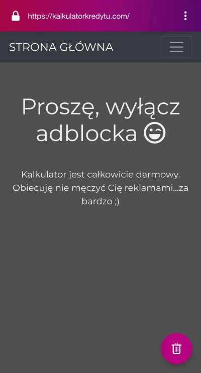 vinnie - @kirkol Fajny ten kalkulator. Taki nie za skomplikowany. Niestety nie działa...