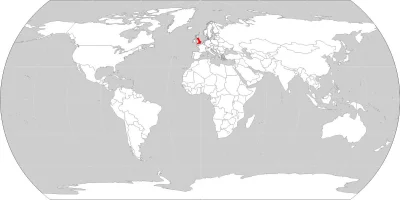 therealhajto - Na mapie świata kolorem czerwonym zaznaczono państwa, w których mieszk...