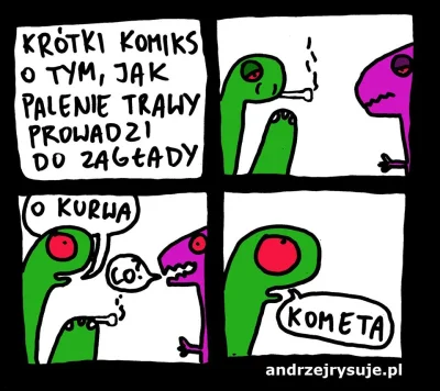 3nriqu3 - #humorobrazkowy #pewniebyloaledobre #heheszki #dinozaury #zaglada #narkotyk...