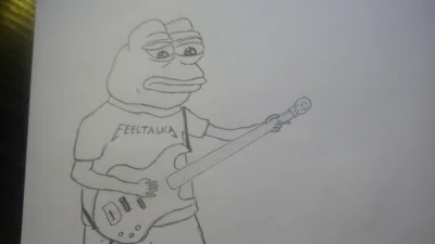 SoulVictus - Moja smutna żaba.

SPOILER

Chciałem dorysowac jeszcze perkusiste i woka...