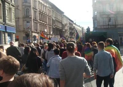 Zaleszczotek - Bardzo pozytywnie było dzisiaj na Marszu Równości w Poznaniu. Żadnych ...