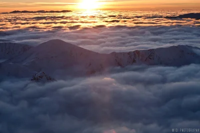 fusemul - Łapcie Mirki na dobranoc wczorajszy zachód słońca w Tatrach (widok ze Świni...