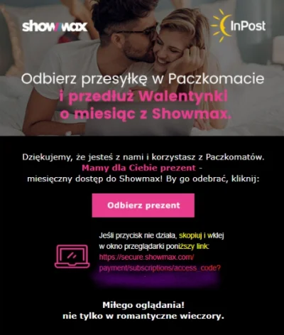 booYa_CTD - #rozdajo
30-dniowy kod dostępu do #showmax.
21:00 dziś losowanie z plus...