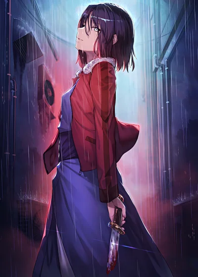 bakayarou - #randomanimeshit #karanokyoukai #shikiryougi #animeart #pixiv #anime #