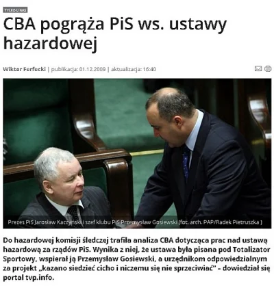 tomyclik - PiS jest w każdą aferę umoczony. Mafie tak mają.