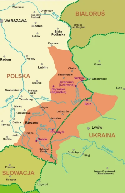J.....z - > Po pierwsze nanieś sobie na tą mapę kontury współczesnych granic Polski. ...