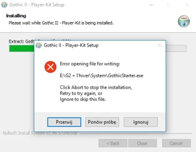 NakSos - @Prychacz: Przy instalowaniu PlayerKit'a wyskakuje mi taki błąd. Jakieś pomy...