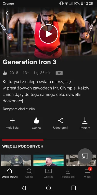 wiera87 - Generation Iron 3 na Netflixie jbc ( ͡º ͜ʖ͡º)

Ogólnie mało już śledzę tema...