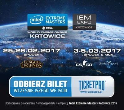NTT_System - Mircy, macie ochotę na #rozdajo biletu na Intel Extreme Masters w Katowi...