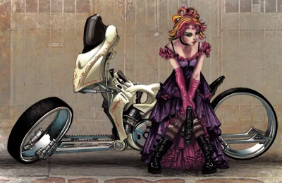 Publius - #cyberpunk #bikegirls 

@chicaica