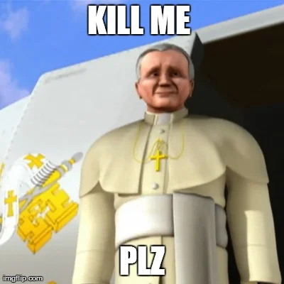 j.....k - PAPA SIMULATOR 2K14 #papies #papiez #humorobrazkowy