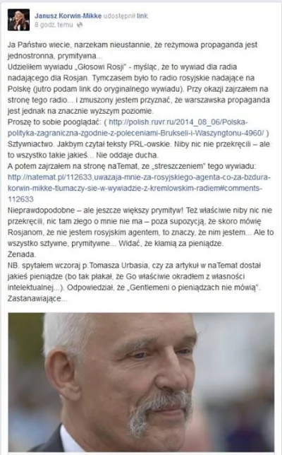 sekito20 - odezwał się ruski agent który sieje w Polsce Putinowską propagandę a potem...