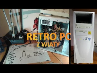 saperro - Retro PC. WIN98. Komputer ze śmietnika. A właściwie dwa.
#elektronika #maj...