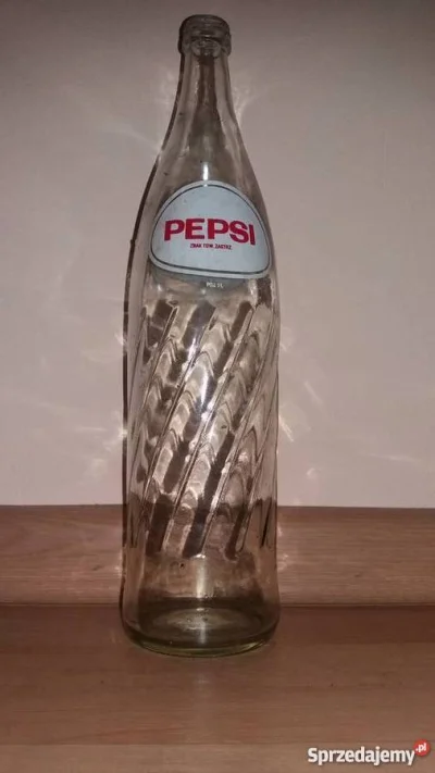 KHOT - @elemenTH: ale jak to smakowało? Pepsi w litrowej szklanej butli, w połowie la...