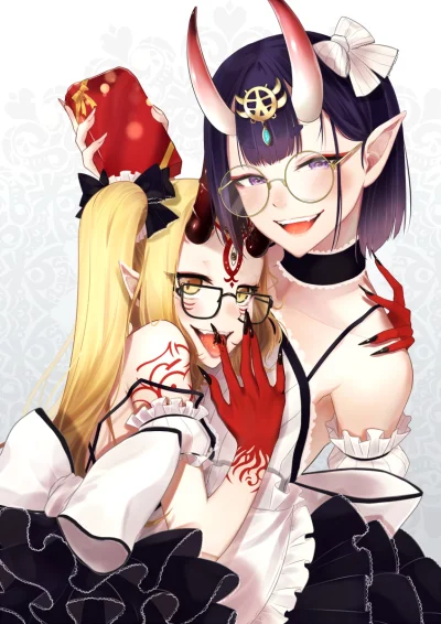 bakayarou - #randomanimeshit #fate #fategrandorder #shutendouji #ibarakidouji #megane...