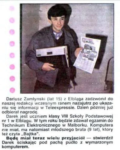 WezelGordyjski - Jak zdobyć przyjaciół (Bajtek 4/1987). #staregazety