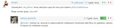 Deykun - ! PS. To prawda.
SPOILER


#bekazmetalu #heheszki #metaltoniemuzyka #podmuzy...