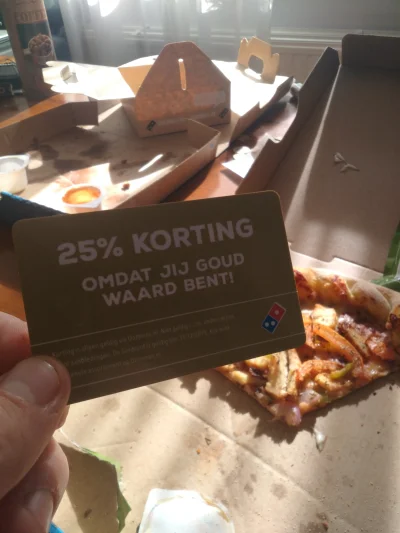 SupreminTHC - Mirki złota karta do #dominospizza za bycie najlepszym klientem. Pijcie...