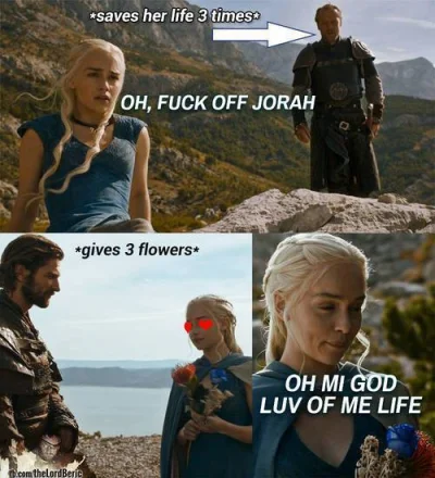 h.....s - Tak bardzo #friendzone (・へ・) 

#got #graotron #tfwnogf #khaleesi #kwiaty #p...