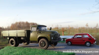 PiotrekW115 - Model samochodu ciężarowego ZiŁ-130 w wersji ze skrzynią ładunkową( ͡° ...