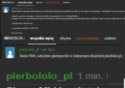 Bodzias1844 - > -standardowo zielonki out

@pierbololo_pl: no to daj przykład i usu...
