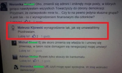 theone1980 - Organizator KOD: „Wynagrodzenie tak, jak się umawialiśmy” a lewaki powie...