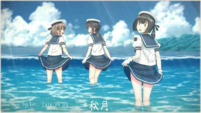 j.....n - #randomanimeshit #kantaicollection #akizuki #hatsuzuki #teruzuki #schoolgir...