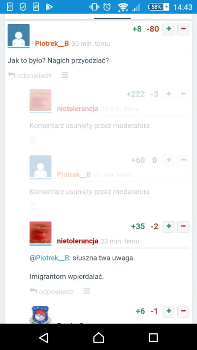 Tompencjusz - @nietolerancja Aktywna cenzura włączona