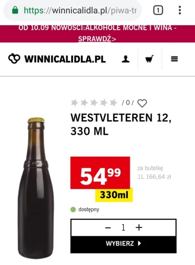 bomba4 - Piekło zamarzło. Najlepsze piwo świata do kupienia w Lidlu xD Cena za niego ...