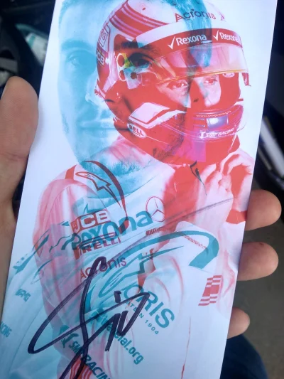 Reepo - JEST, DOTARŁ
AUTOGRAF PANA KIEROWCY <3
#F1