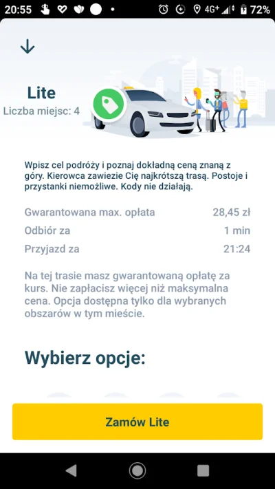 tarasino - Szacun #mytaxi za promkę na Lite. Kierowca wpisał normalnie 68. Do zapłaty...