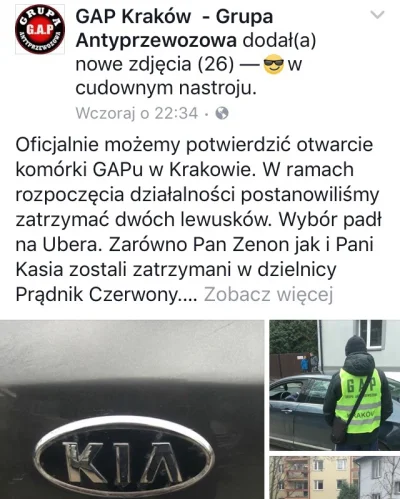 furek12 - Wtf ? Ludzi do konca juz pogięło przeciwko uberowi .. a w tym gapie pewnie ...