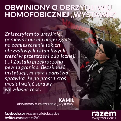 lewactwo - Zniszczyłem obrzydliwą „wystawę”, możecie zadawać pytania.

#razem #part...