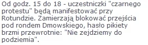 Barnabeu - Czarne Feminy wszystkich możliwych płci zamierzają jutro zablokować przejś...