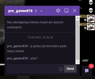 KrystJan - pro gejmer osiem siedem sześć mówi jak jest
SPOILER

#csgo #twitch #rak...