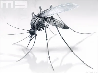 d.....4 - Robotic Mosquito - Ben Mauro

#scifiart #digitalart #digitalpainting #conce...